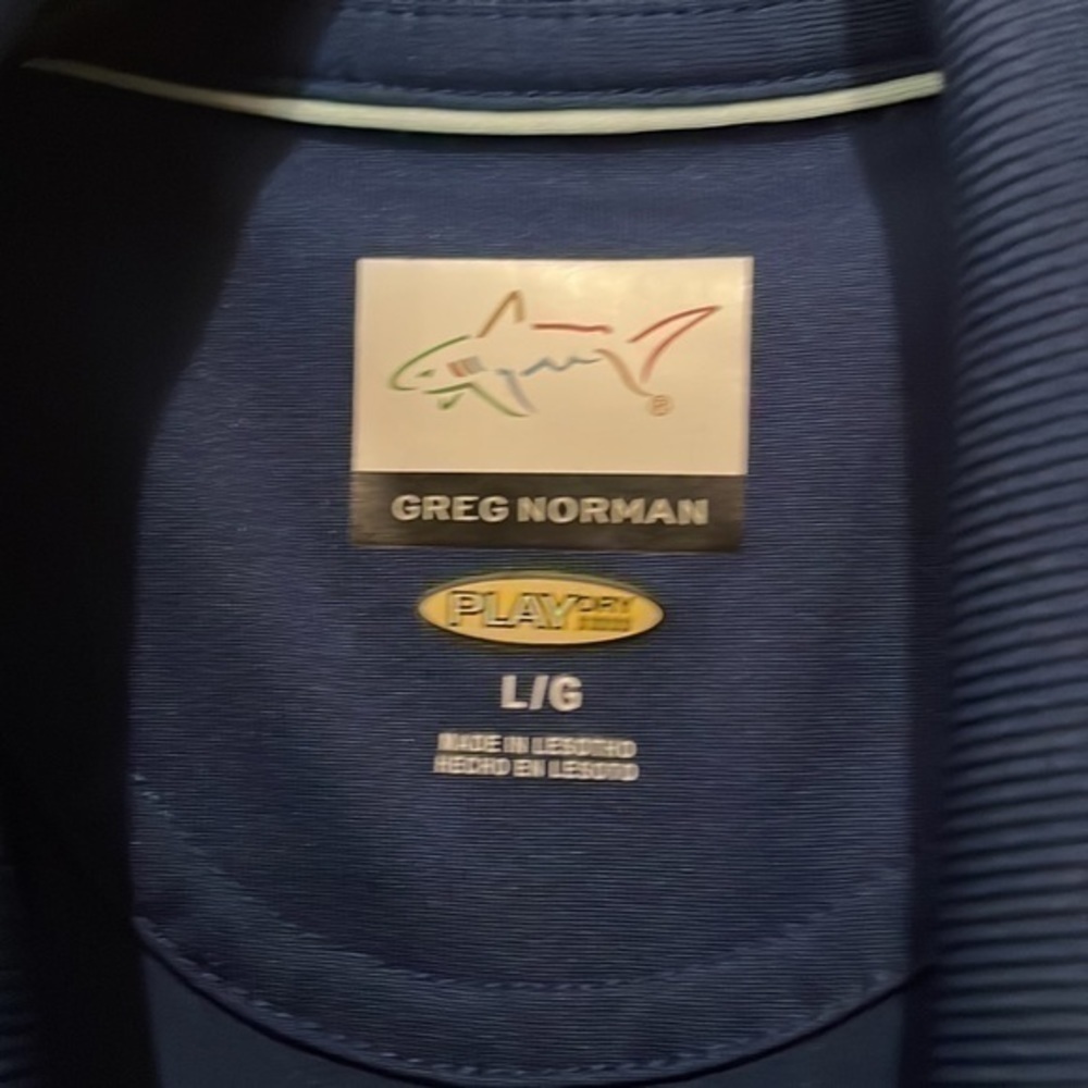 Greg Norman Play dry golf shirt in size Large - Picture 3 of 4